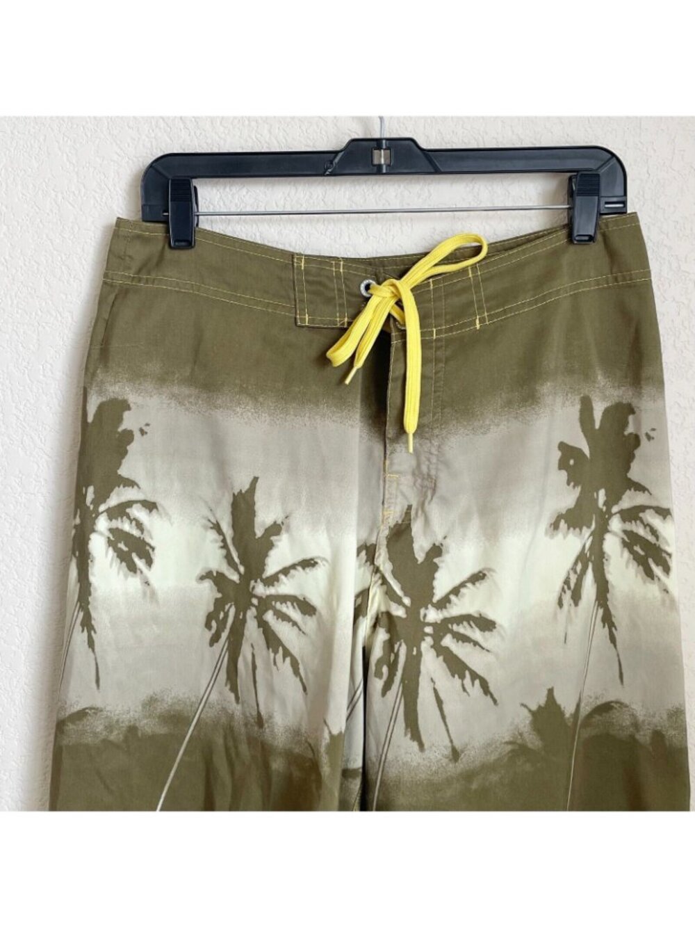 Panama Jack Mens Short Size 32 Green Summer Beach Drawstring Surf Boardshorts - Picture 2 of 10